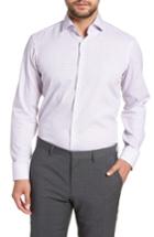 Men's Boss Gordon Regular Fit Check Dress Shirt .5 - Pink