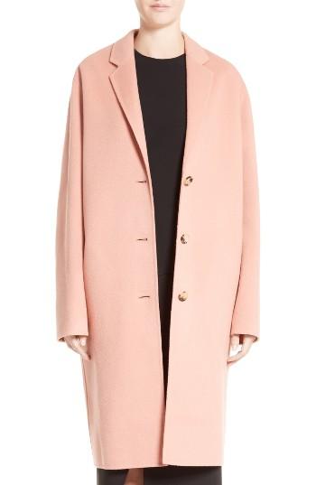 Women's Acne Studios Avalon Wool & Cashmere Coat Us / 36 Eu - Pink
