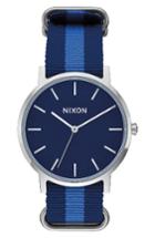 Men's Nixon Porter Nylon Strap Watch, 40mm