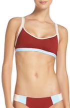 Women's L Space Mac Colorblock Bikini Top