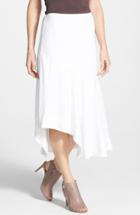 Petite Women's Nic+zoe 'the Long Engagement' Midi Skirt P - White