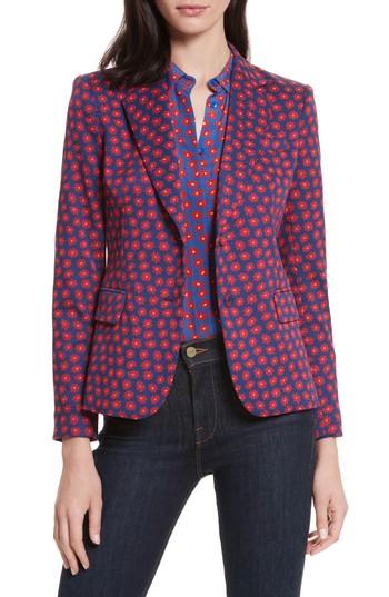 Women's Alice + Olivia Greyson Floral Blazer - Blue
