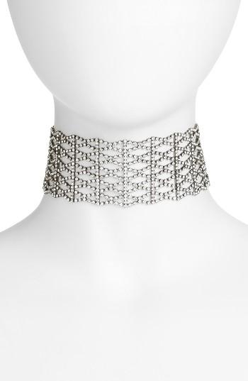 Women's Cristabelle Crystal Lattice Choker