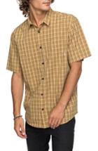 Men's Quiksilver Moon Rythm Short Sleeve Shirt - Brown