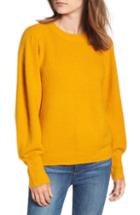 Women's Treasure & Bond Puff Sleeve Pullover - Yellow