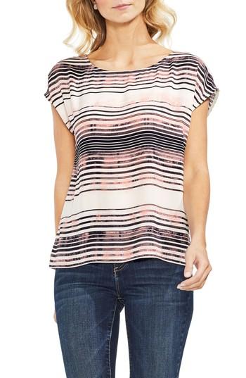 Women's Vince Camuto Ancient Muses Stripe Top - Ivory