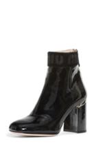 Women's Miu Miu Logo Patent Bootie Us / 40eu - Black
