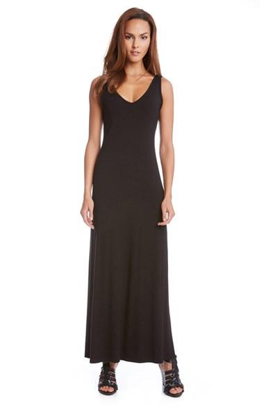 Women's Karen Kane 'alana' Double V-neck Maxi Dress