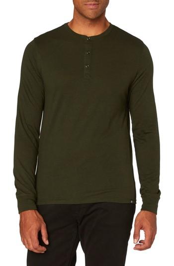 Men's Threads For Thought Henley, Size - Green