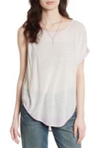 Women's Free People Pluto One-shoulder Tee - Purple