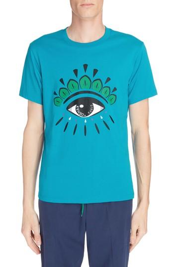 Men's Kenzo Eye T-shirt - Blue/green