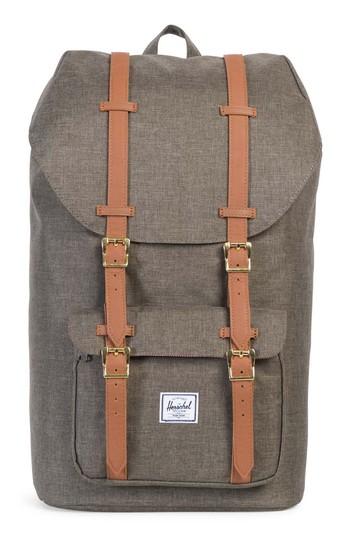 Men's Herschel Supply Co. Little America Crosshatch Backpack - Brown