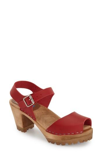 Women's Mia 'greta' Clog Sandal M - Red