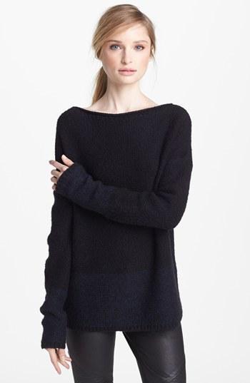 Vince 'square' Boatneck Sweater Navy/
