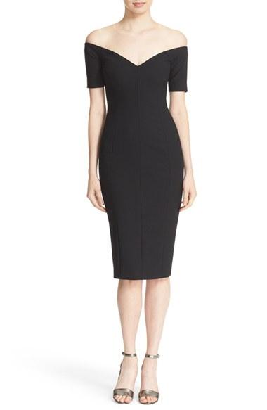 Women's Cinq A Sept 'jolie' Off The Shoulder Sheath Dress