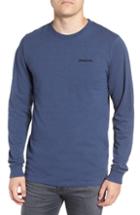 Men's Patagonia Fitz Roy Responsibili-tee Long-sleeve T-shirt, Size - Blue