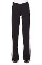 Women's Akris Punto Mikka Side Stripe Wool Pants - Black