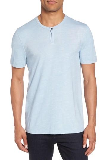 Men's Calibrate Space Dyed One-button Henley T-shirt