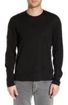 Men's James Perse Fine Gauge Crewneck Sweater (s) - Black