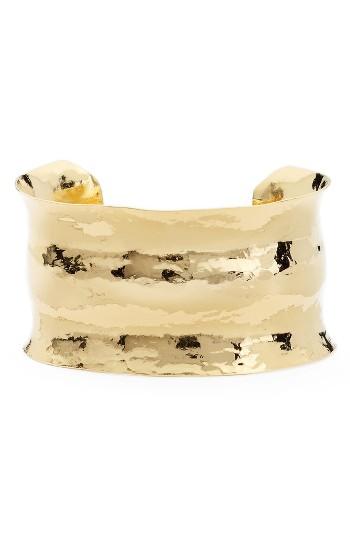 Women's Argento Vivo Hammered Wide Cuff