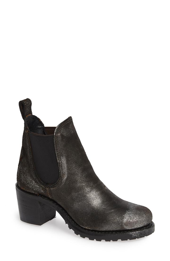Women's Frye Sabrina Chelsea Bootie .5 M - Grey