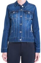 Petite Women's Liverpool Jeans Company Denim Jacket P - Blue