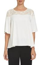 Women's Cece Floral Coupe Yoke Top