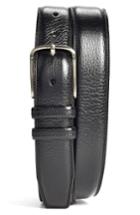 Men's Mezlan Deerskin Belt - Black