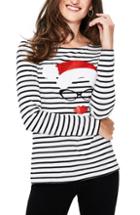 Women's Boden The Fun Breton Stripe Top (similar To 14w-16w) - Ivory