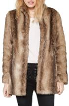 Women's Amuse Society Waylon Faux Fur Jacket - Brown