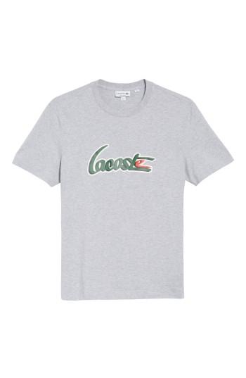 Men's Lacoste Graphic T-shirt (m) - Grey