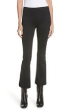 Women's Helmut Lang Ribbed Crop Flare Leggings - Black
