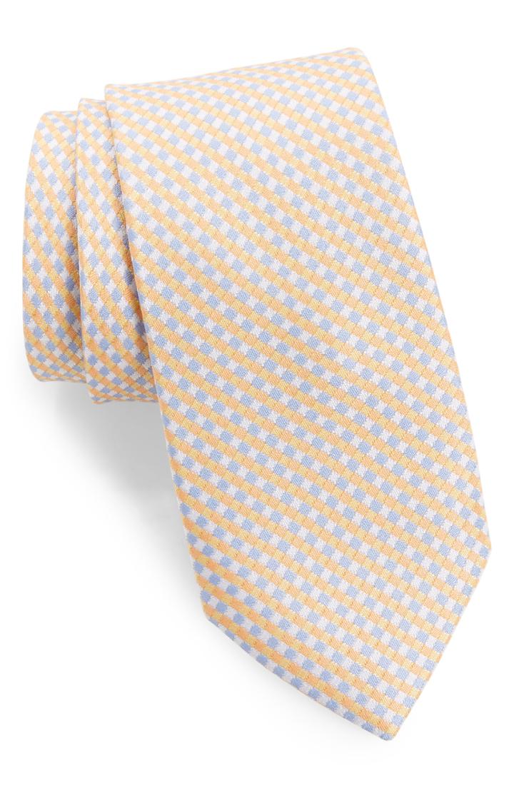 Men's Southern Tide Newport Check Silk Tie