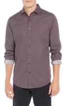 Men's Rodd & Gunn Marsden Bay Fit Sport Shirt, Size Medium - Red