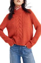 Women's Madewell Bayfront Turtleneck Sweater - Red