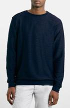 Men's Topman Textured Crewneck Sweater