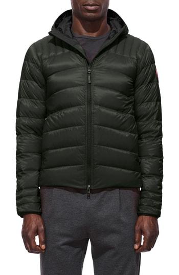 Men's Canada Goose Brookvale Slim Fit Hooded Down Jacket - Grey