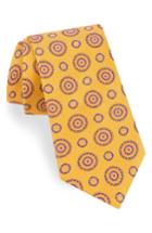 Men's Ted Baker London Medallion Silk Tie, Size - Yellow
