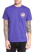 Men's Obey Customer Service Premium Graphic T-shirt - Purple
