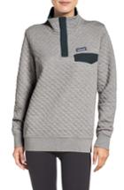 Women's Patagonia Snap-t Quilted Pullover - Grey