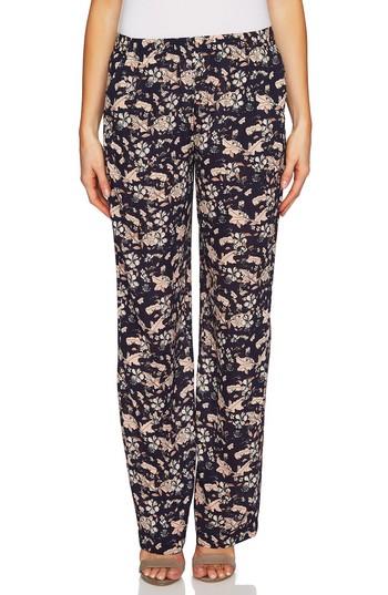 Women's Cece Ivy Forest Soft Wide Leg Pants - Pink