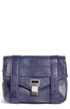 Proenza Schouler 'mini Ps1' Lambskin Leather Crossbody Bag - Blue