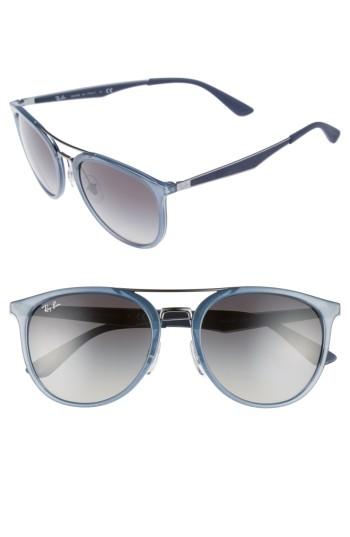 Women's Ray-ban 55mm Gradient Lens Sunglasses - Crystal