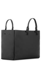 Men's Troubadour Nylon & Leather Tote Bag - Black