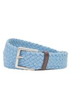 Men's Tommy Bahama Braided Cotton Belt - Denim Blue