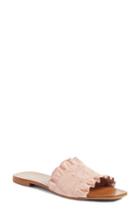 Women's Lewit Cassandra Ruffle Slide Sandal .5us / 35.5eu - Green