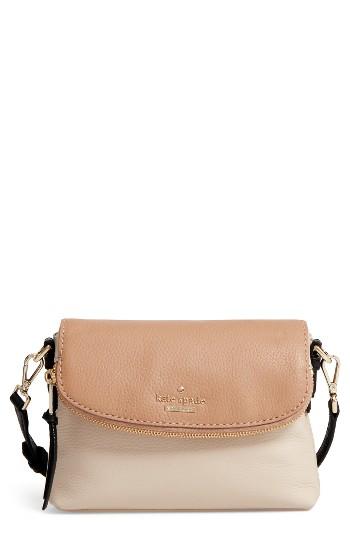 Kate Spade New York Jackson Street Harlyn Leather Crossbody Bag - White