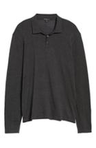 Men's James Perse Fine Gauge Fit Cotton Polo, Size 3(l) - Grey