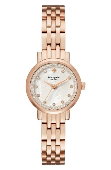 Women's Kate Spade New York Mini Monterey Glitz Bracelet Watch, 24mm