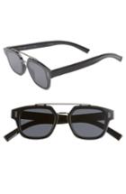 Men's Dior 46mm Square Sunglasses - Black